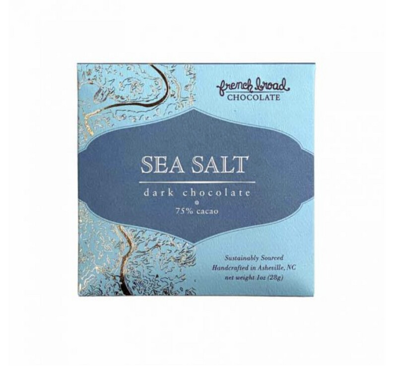 Sea Salt 75% Dark Chocolate Bar