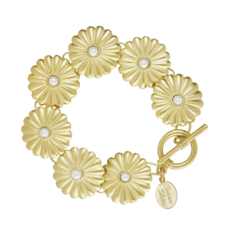 Connie Pearl Toggle Bracelet