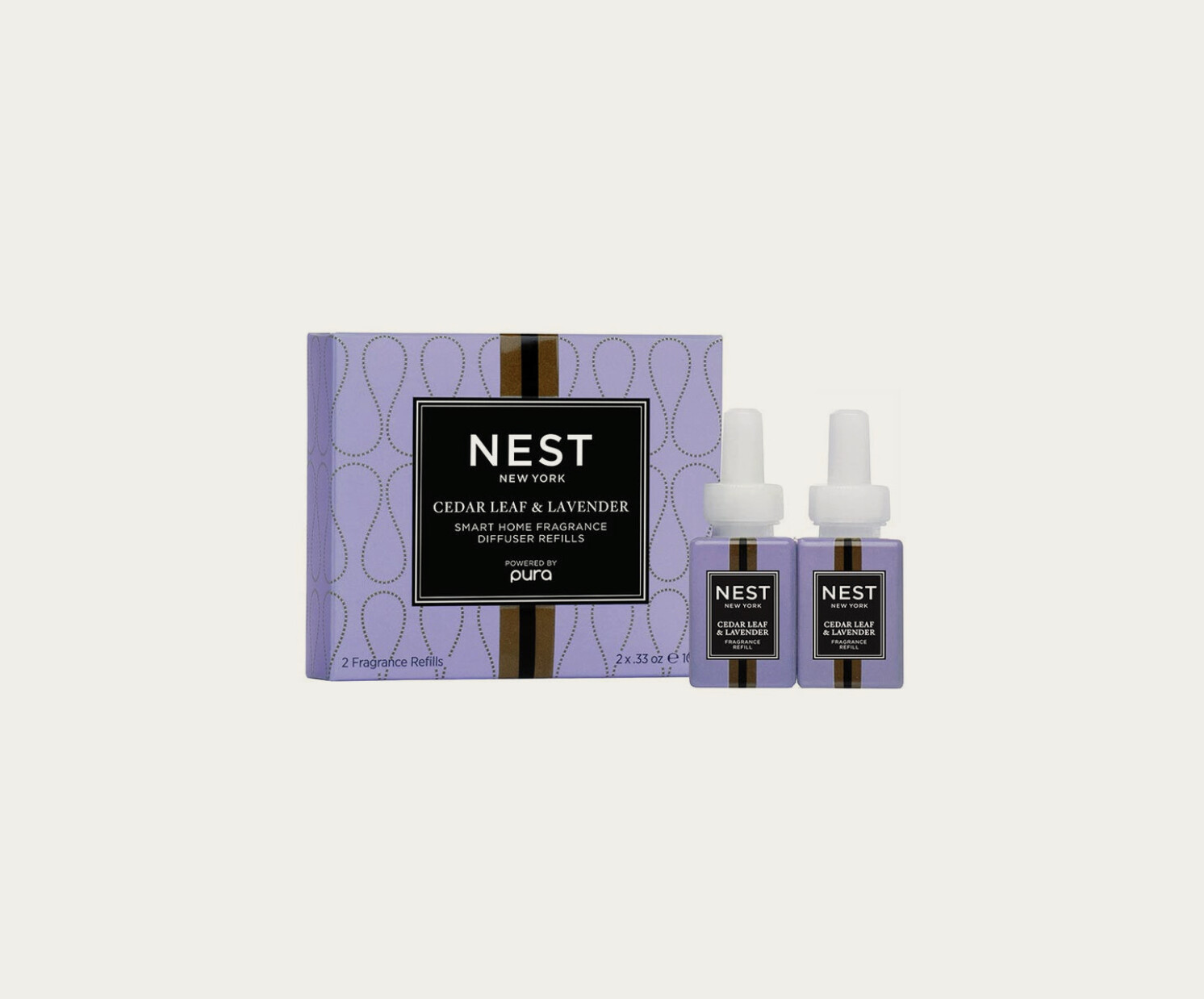 Cedar Leaf &amp; Lavender Refill Duo for NEST x Pura Smart Home Fragrance Diffuser