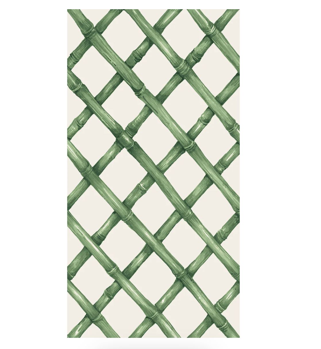 Green Lattice Napkins - Guest