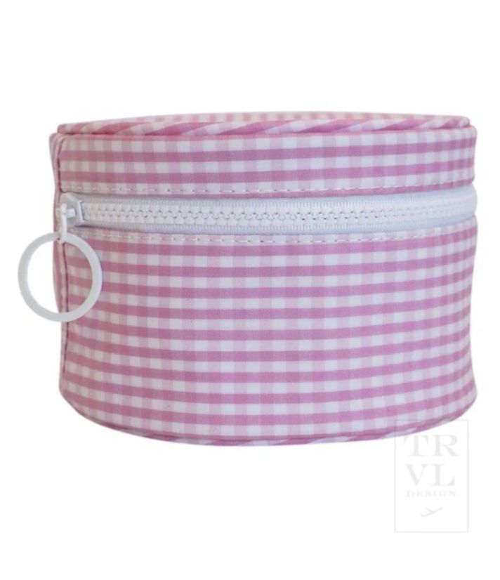 Pink Gingham Jewel Case