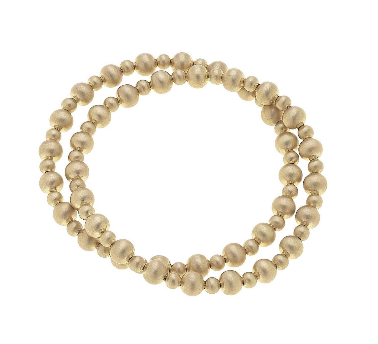 Kayla Ball Bead Stretch Bracelet s/2