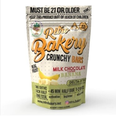 Retro Bakery Crunchy Bars - 20mg