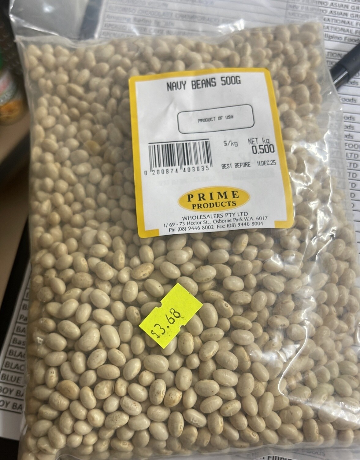 NAVY  BEANS 500GMS