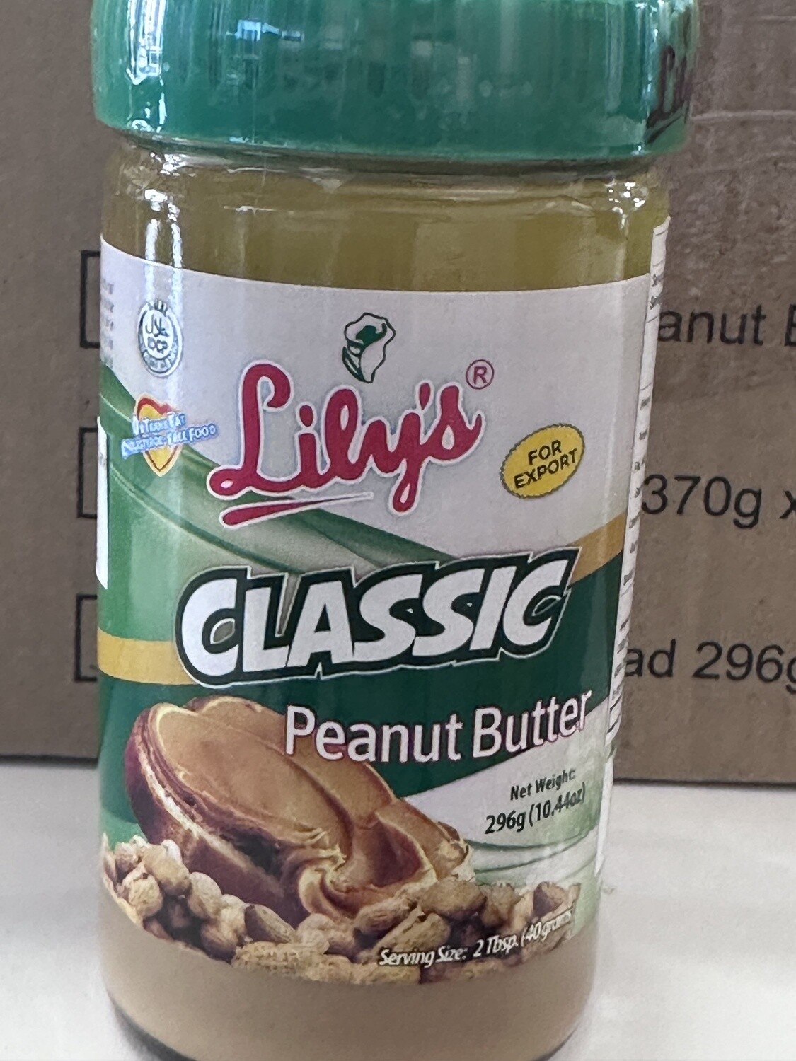 LILY&#39;S CLASSIC PEANUT BUTTER 296G