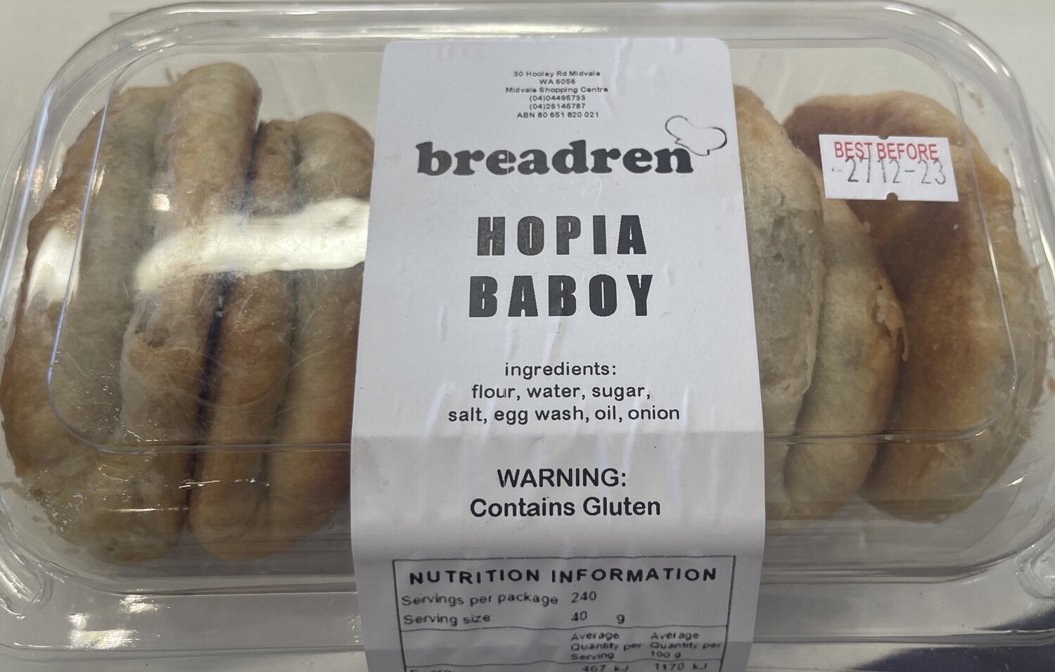 BREADREN HOPIA BABOY