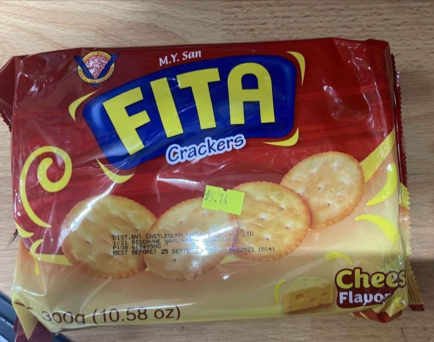 MY SAN FITA CHEESE CRACKERS 300G