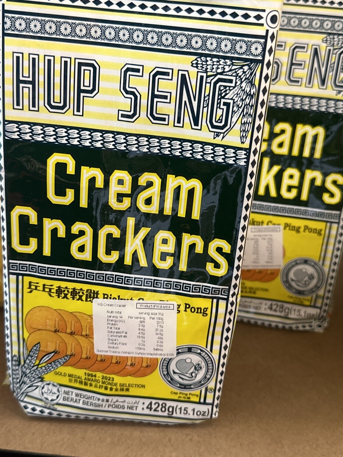 HUP SENG CREAM CRACKERS 428G