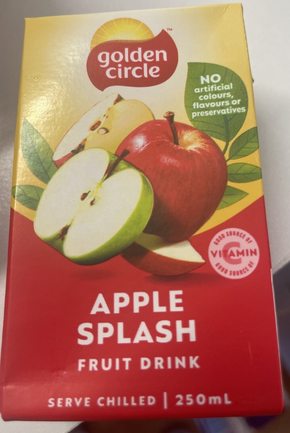 *GOLDEN CIRCLE  APPLE  SPLASH 250 ML