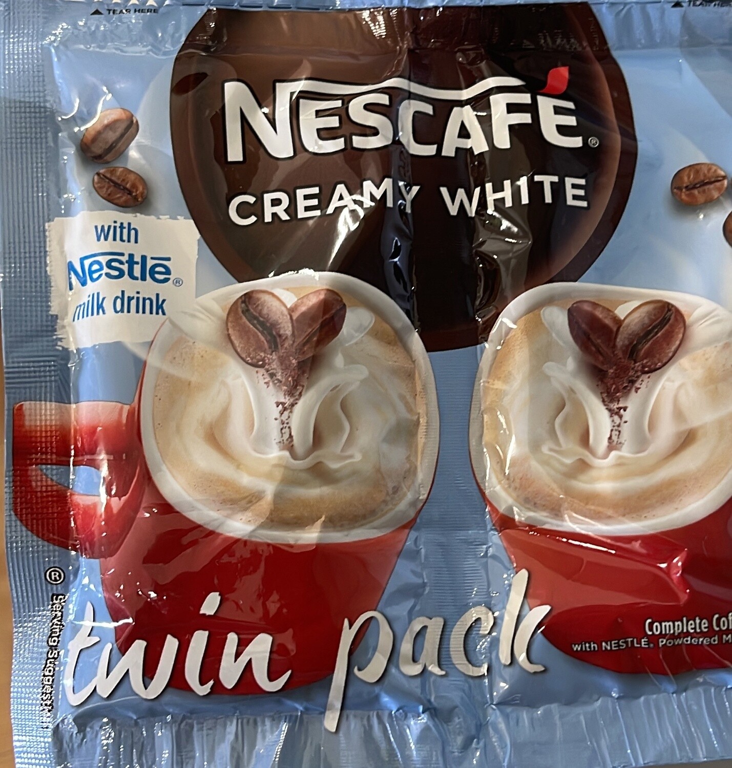 NESCAFE CREAMY WHITE TWIN PACK  X 10