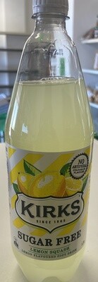 KIRKS SUGAR FREE LEMON SQUASH 1.25L