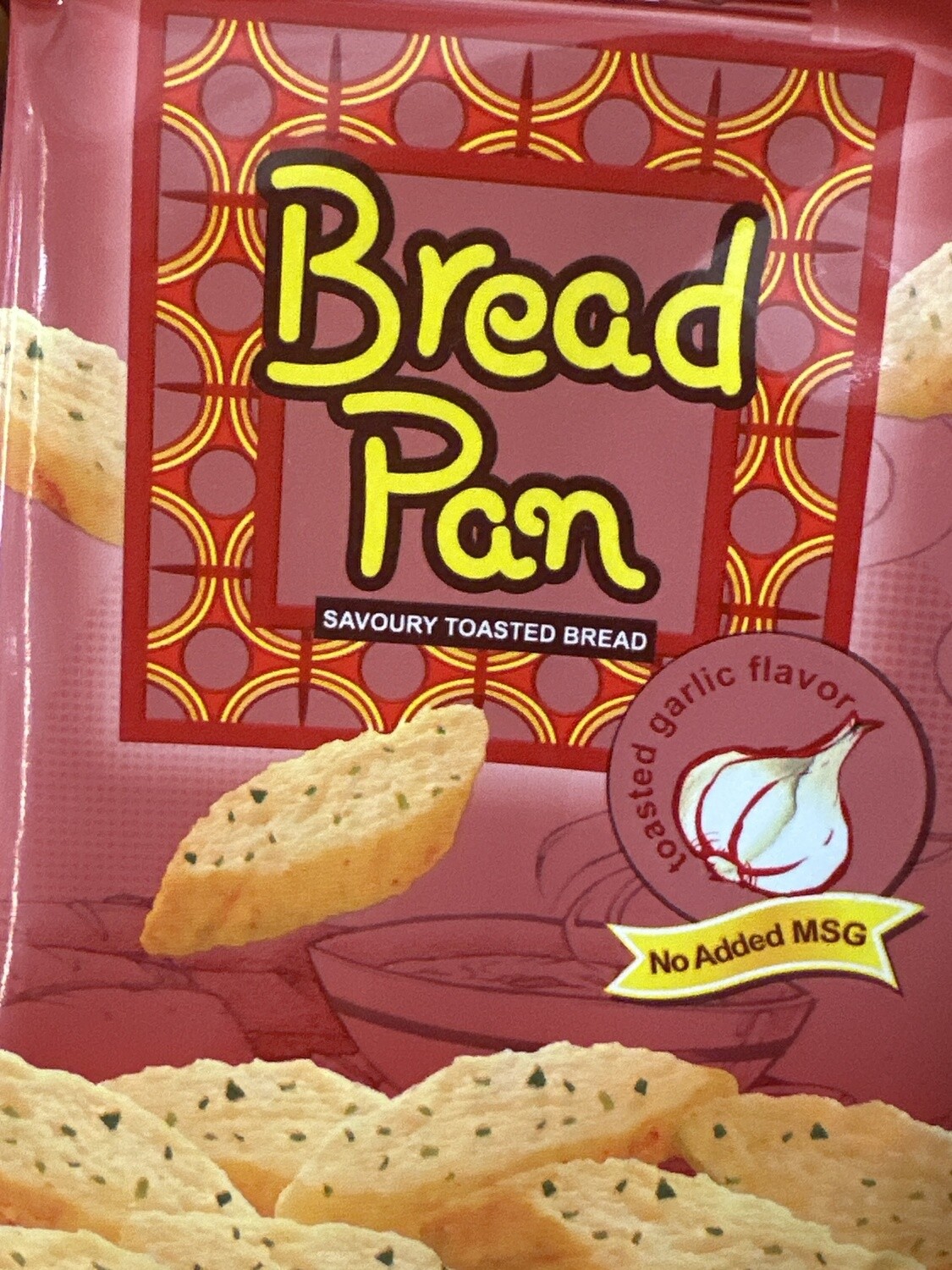*OISHI BREAD PAN TOASTED GARLIC 42G