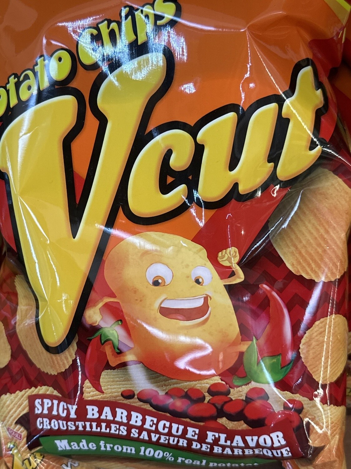 *JACK&#39;N JILL V CUT SPICY BBQ 155G