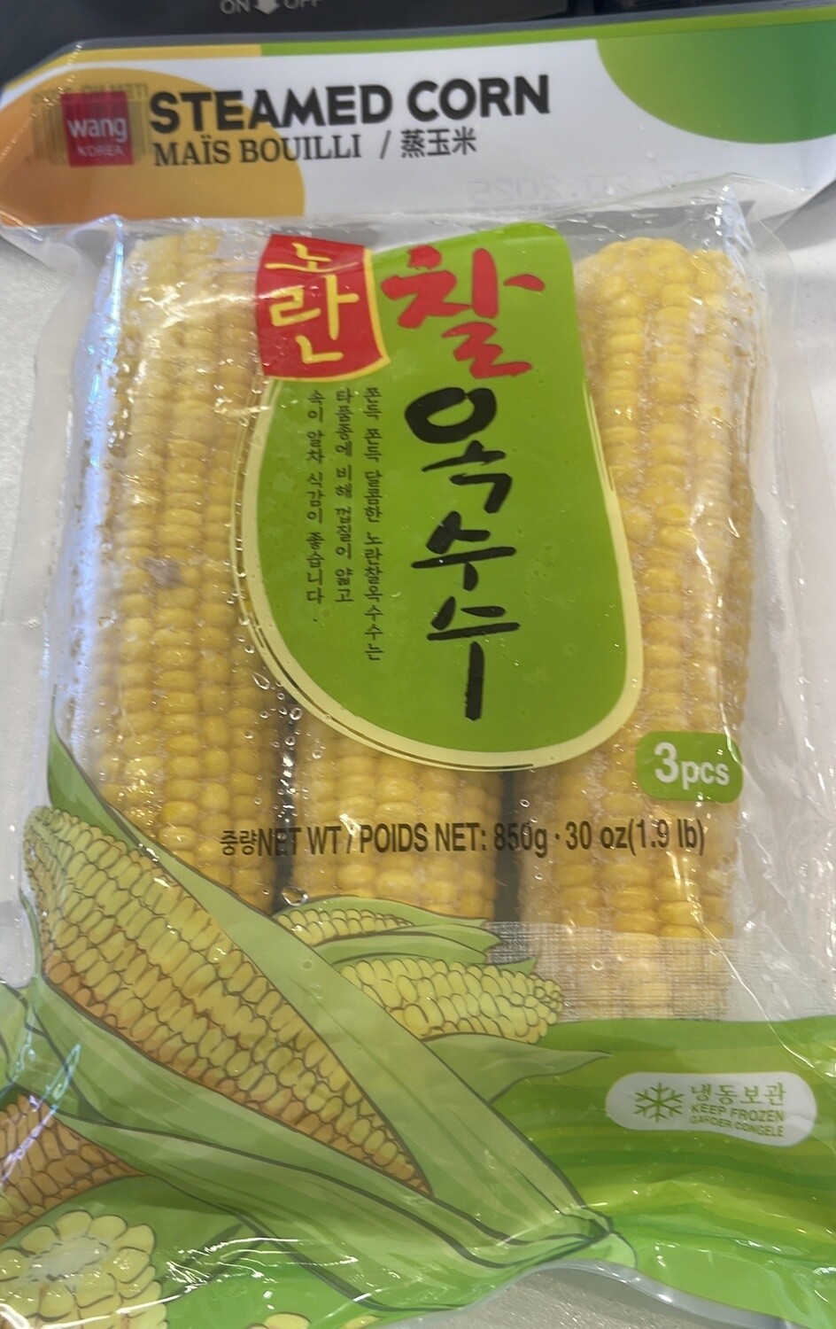 WANG STEAMED CORN MAIS 850G