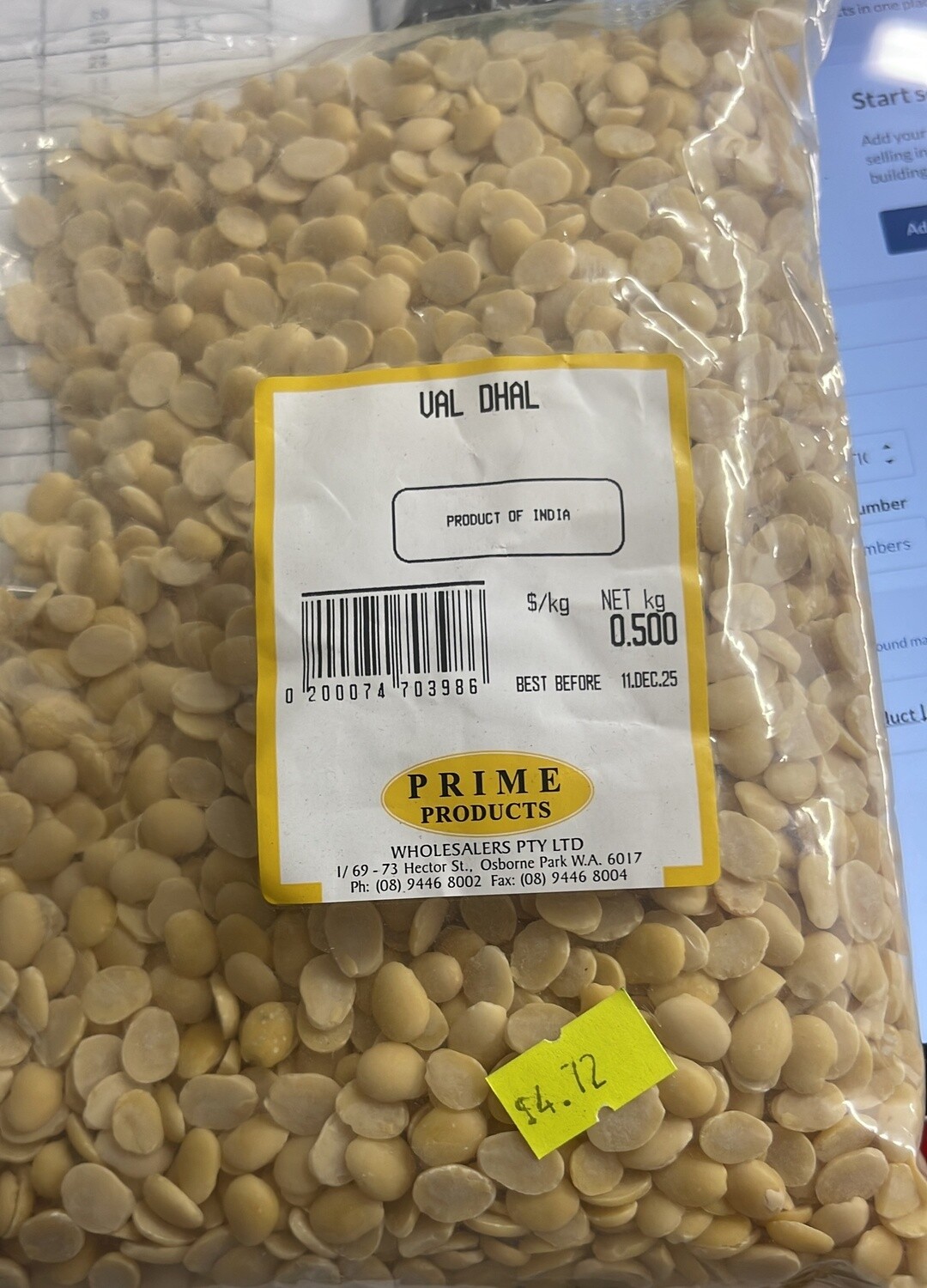 VAL DHAL 500G