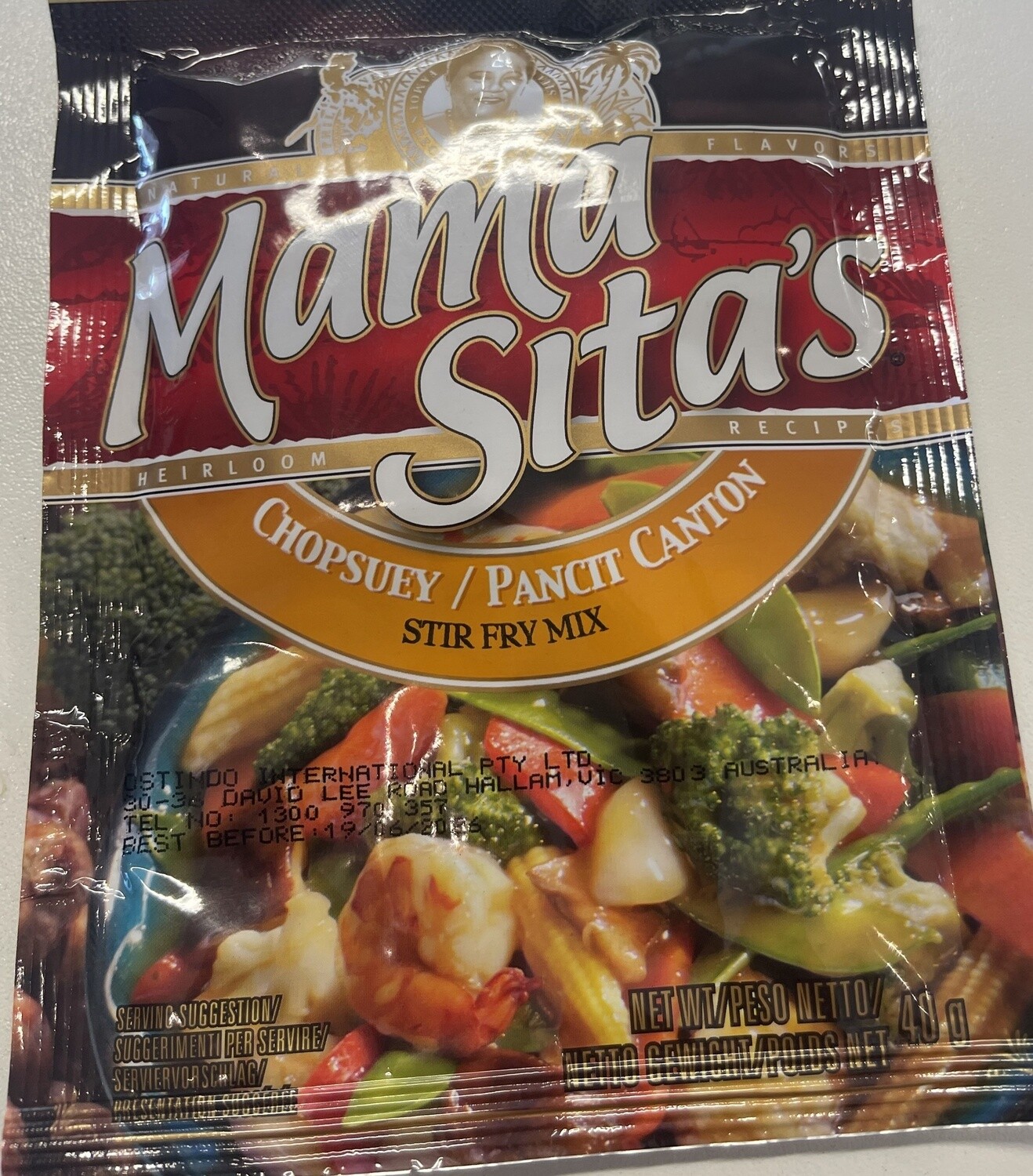 MS CHOPSUEY STIR FRY MIX 40G