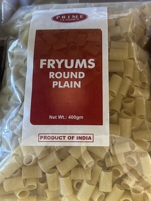 FRYUMS ROUND PLAIN 400GM
