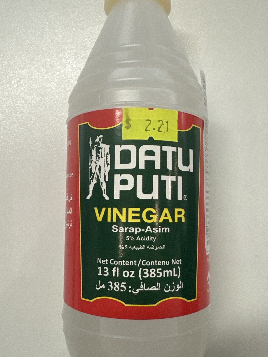 DATU PUTI VINEGAR 385ML