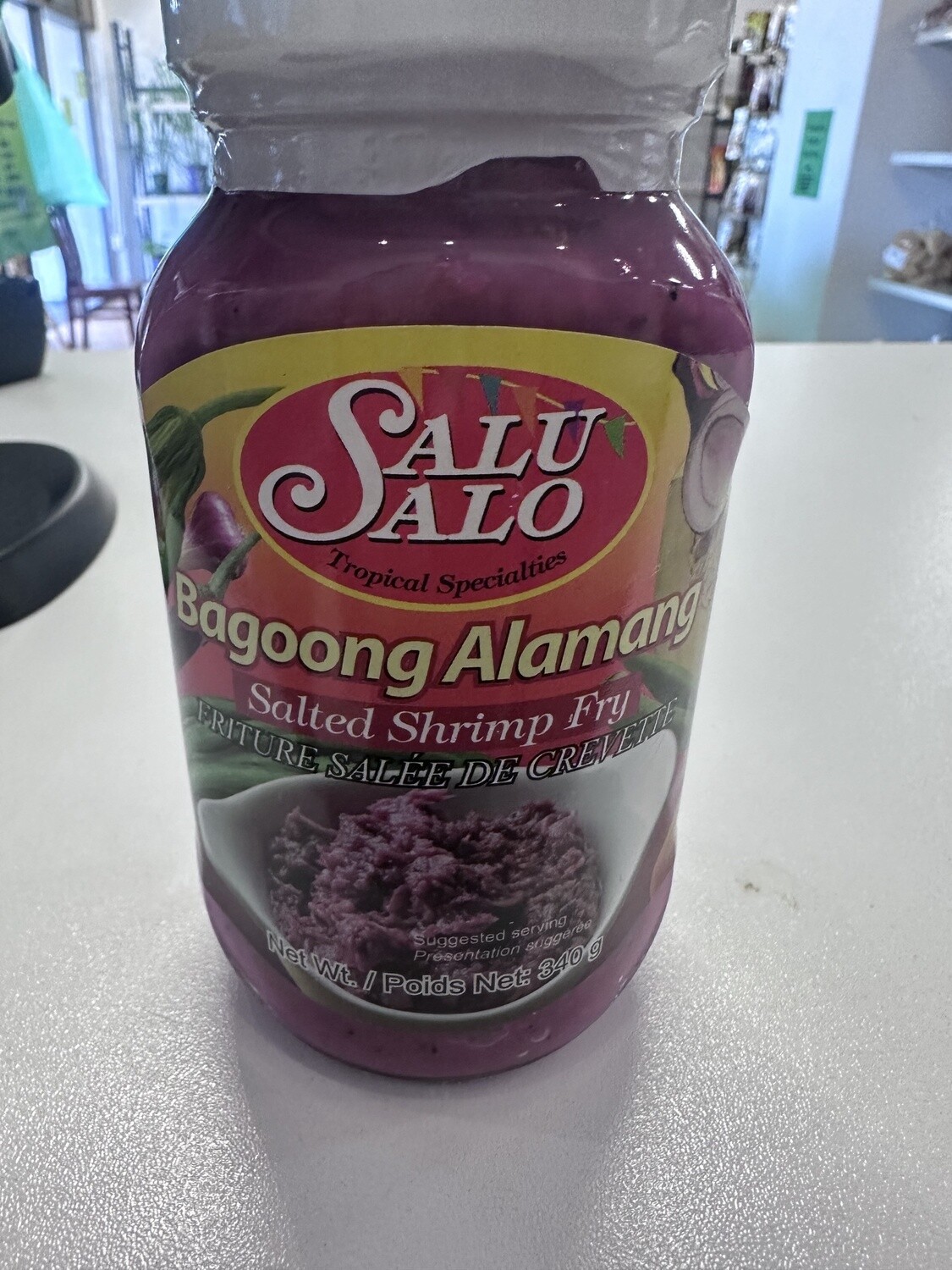 SALU SALO BAGOONG ALAMANG  (PINK)  340G