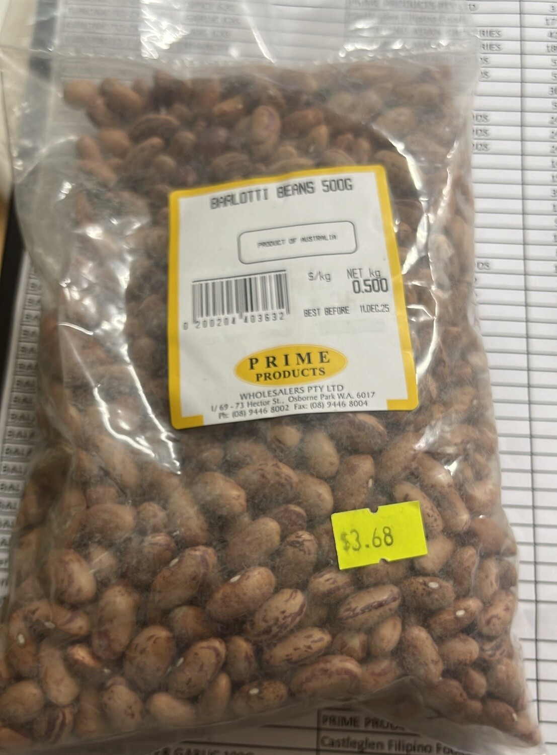 BARLOTTI BEANS 500G