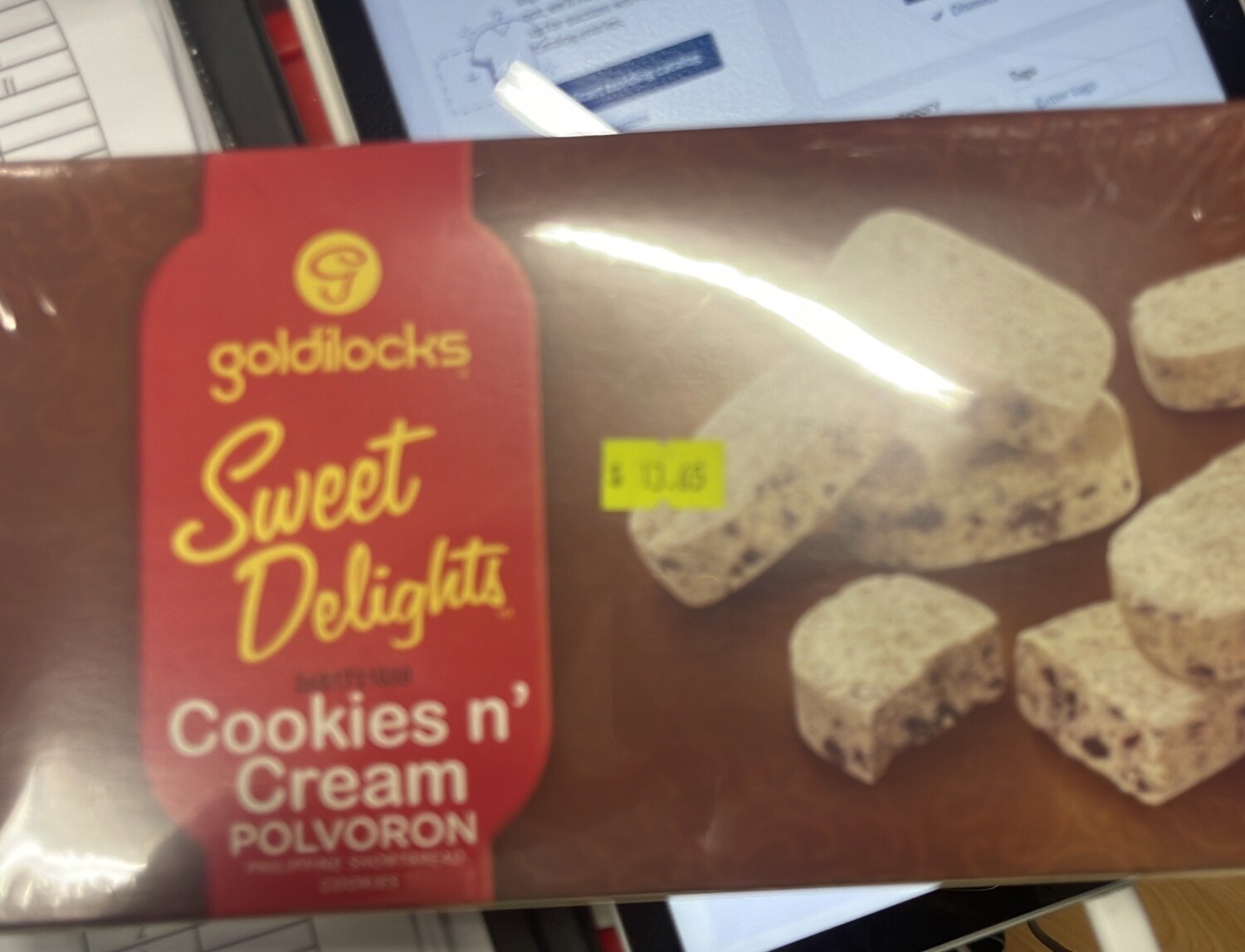 *GOLDILOCKS  POLVORON COOKIES n' CREAM 300G