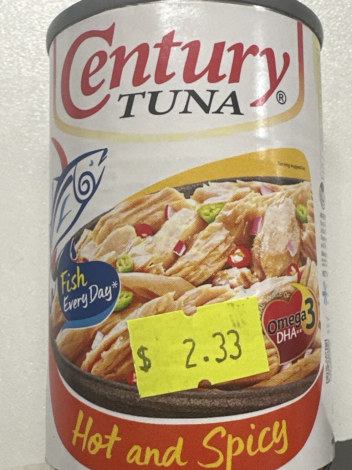 CENTURY TUNA  FLAKE  HOT AND  SPICY 155G