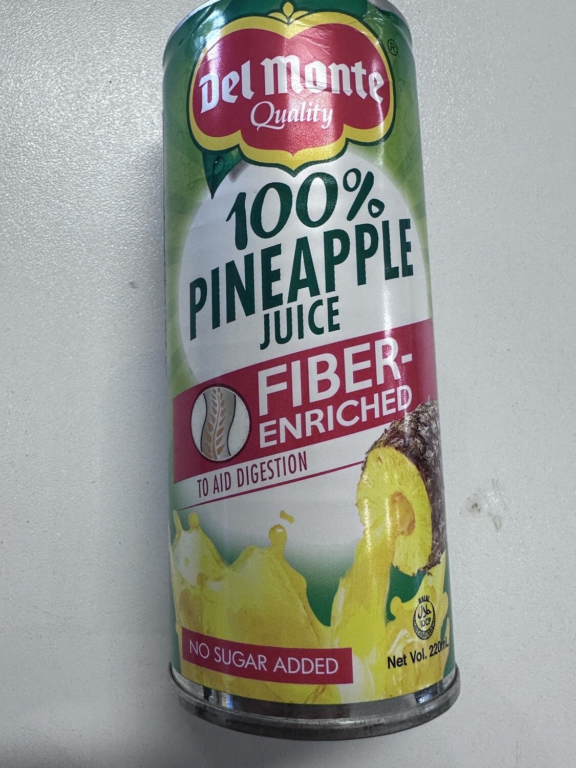 *DM 100% PINEAPPLE JUICE FIBER-ENRICHED  220ML