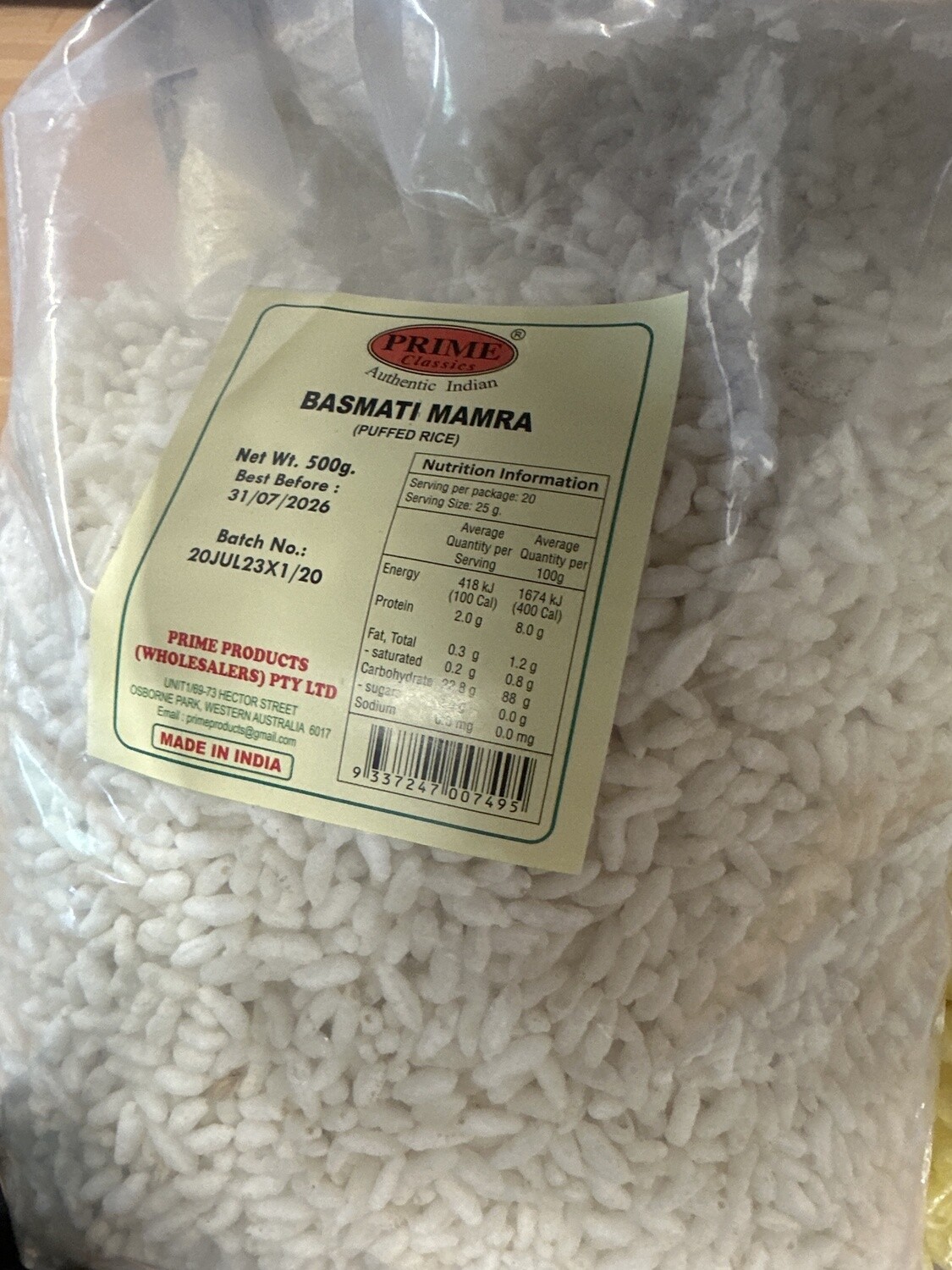 WHEAT MAMRA PUFFED RICE