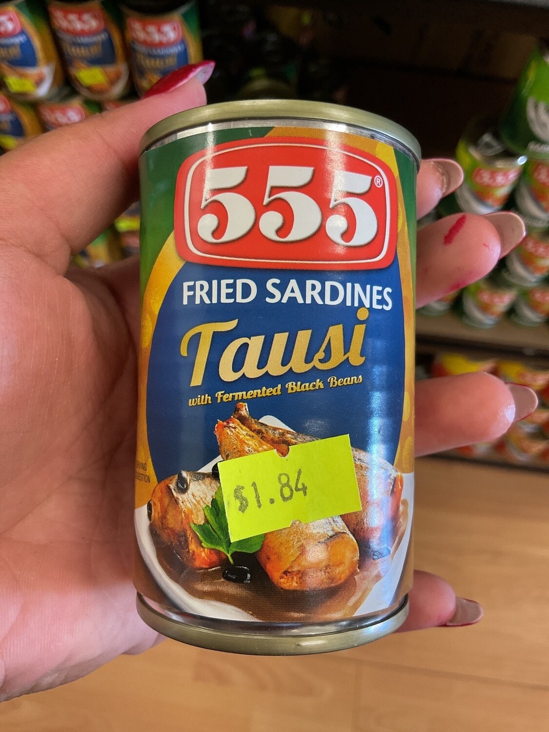 555 FRIED SARDINES WITH TAUSI 155G