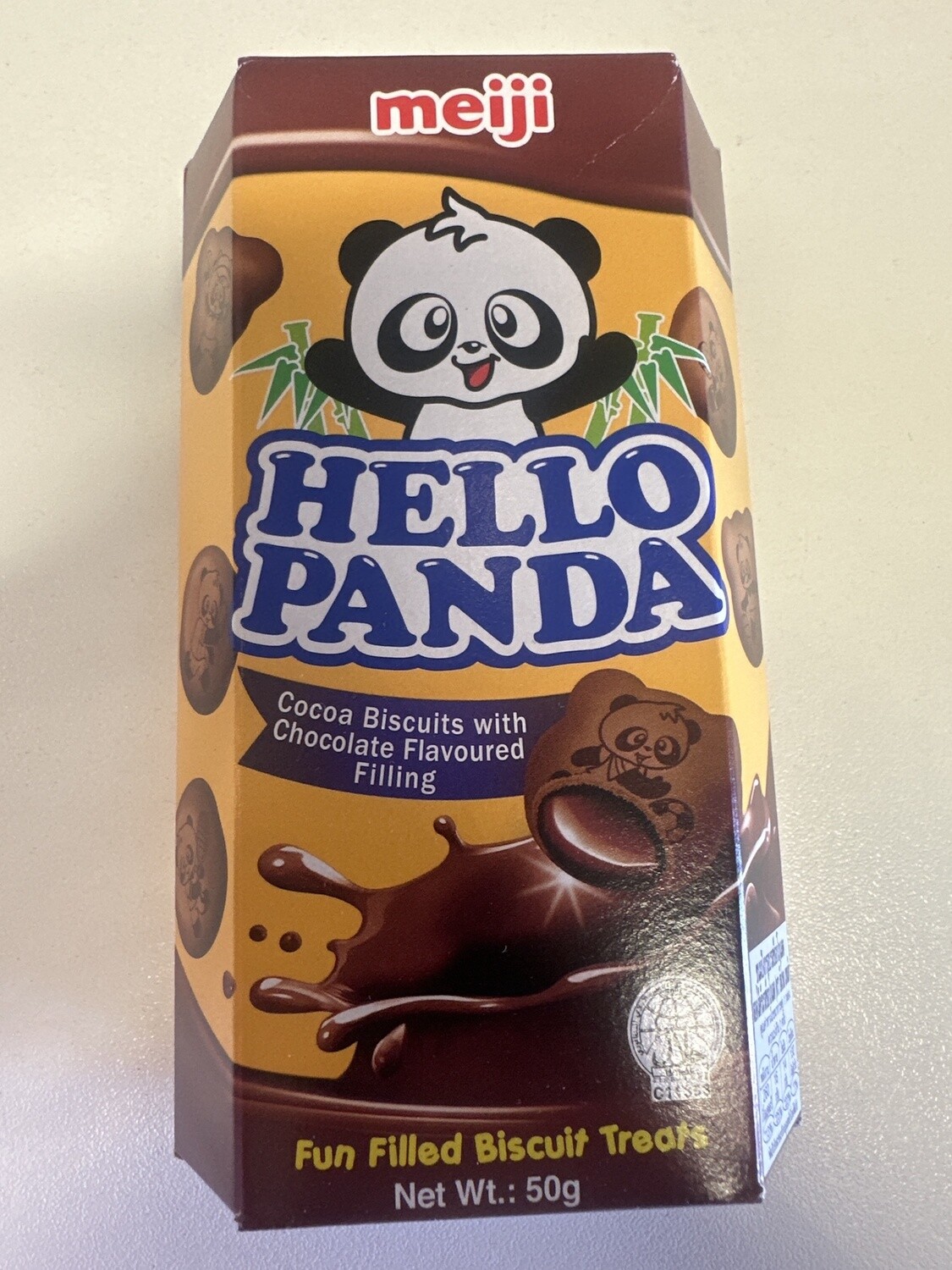 *MEIJI HELLO PANDA DBL  CHOCO 57G