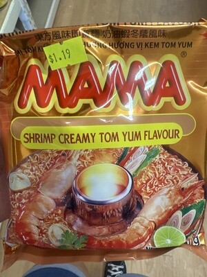 MAMA NOODLE SHRIMP CREAMY TOM YUM 90G