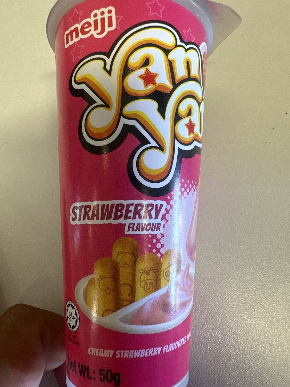 *MEIJI YANYAN STRAWBERRY 50G