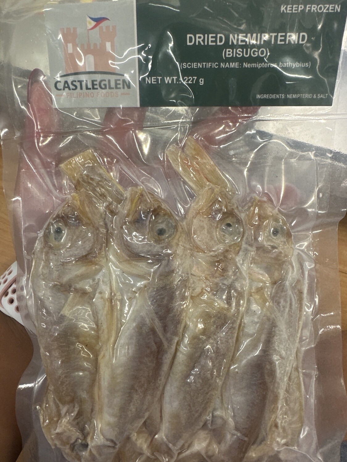 CG DRIED WHOLE NEMIPTERID (BISUGO) 227G