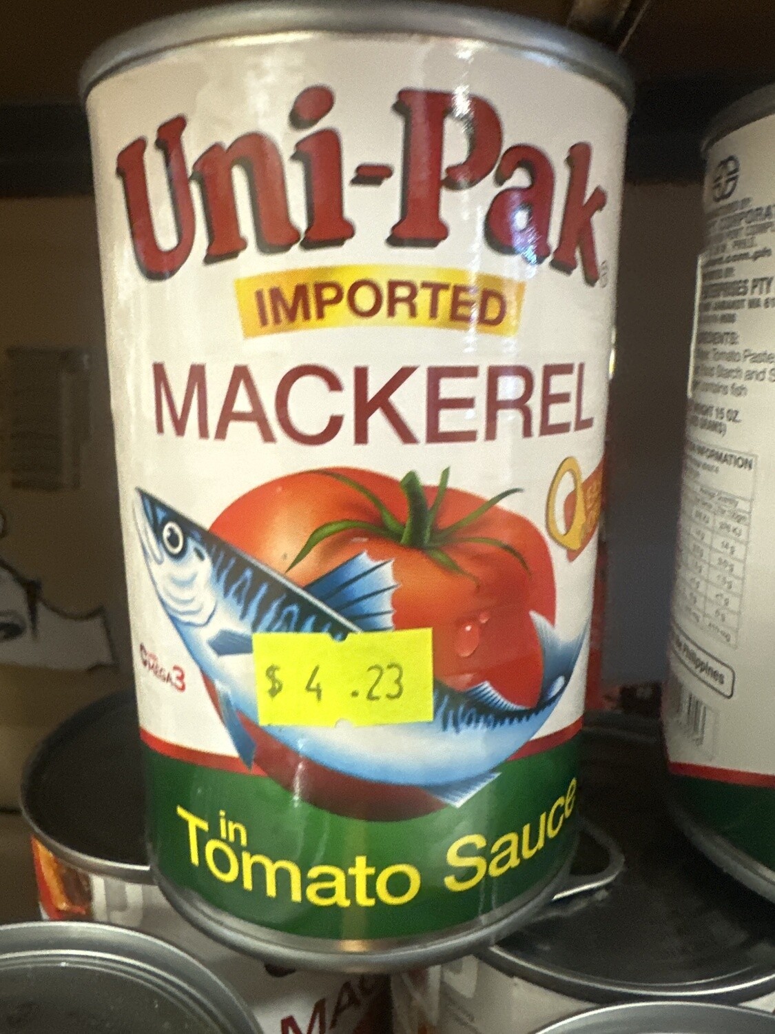 UNIPAK MACKEREL IN TOMATO SAUCE 425G