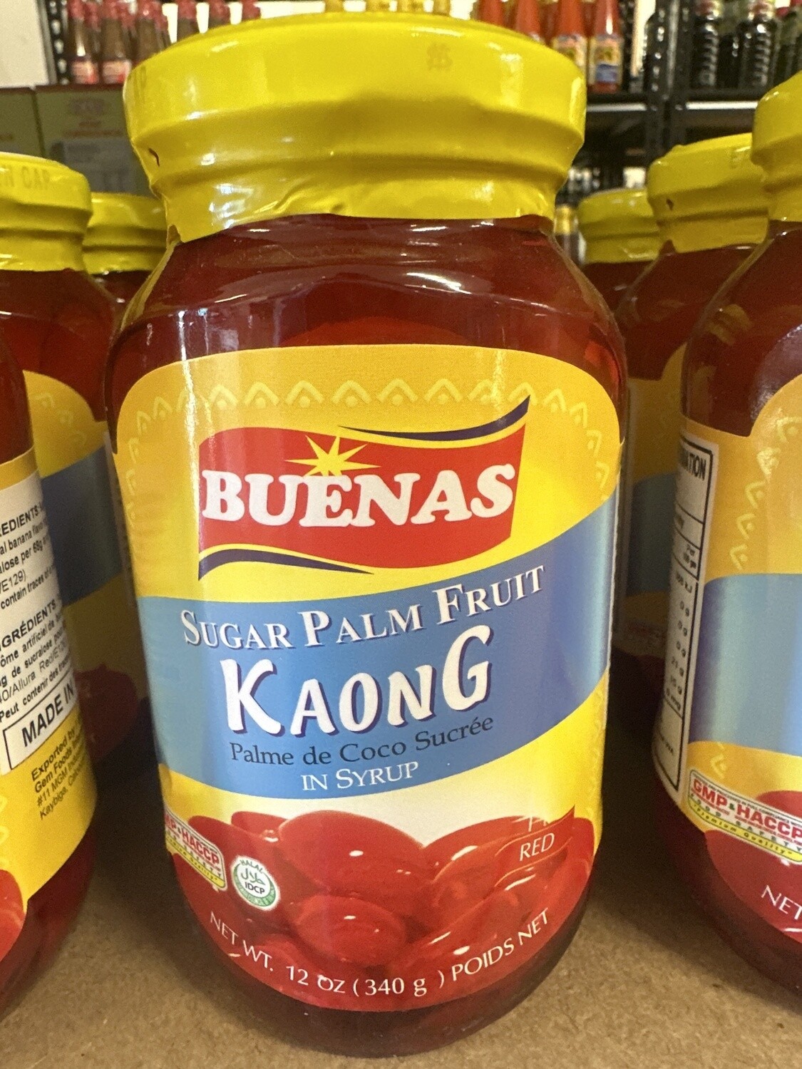 BUENAS PALM FRUIT (KAONG) RED 340G