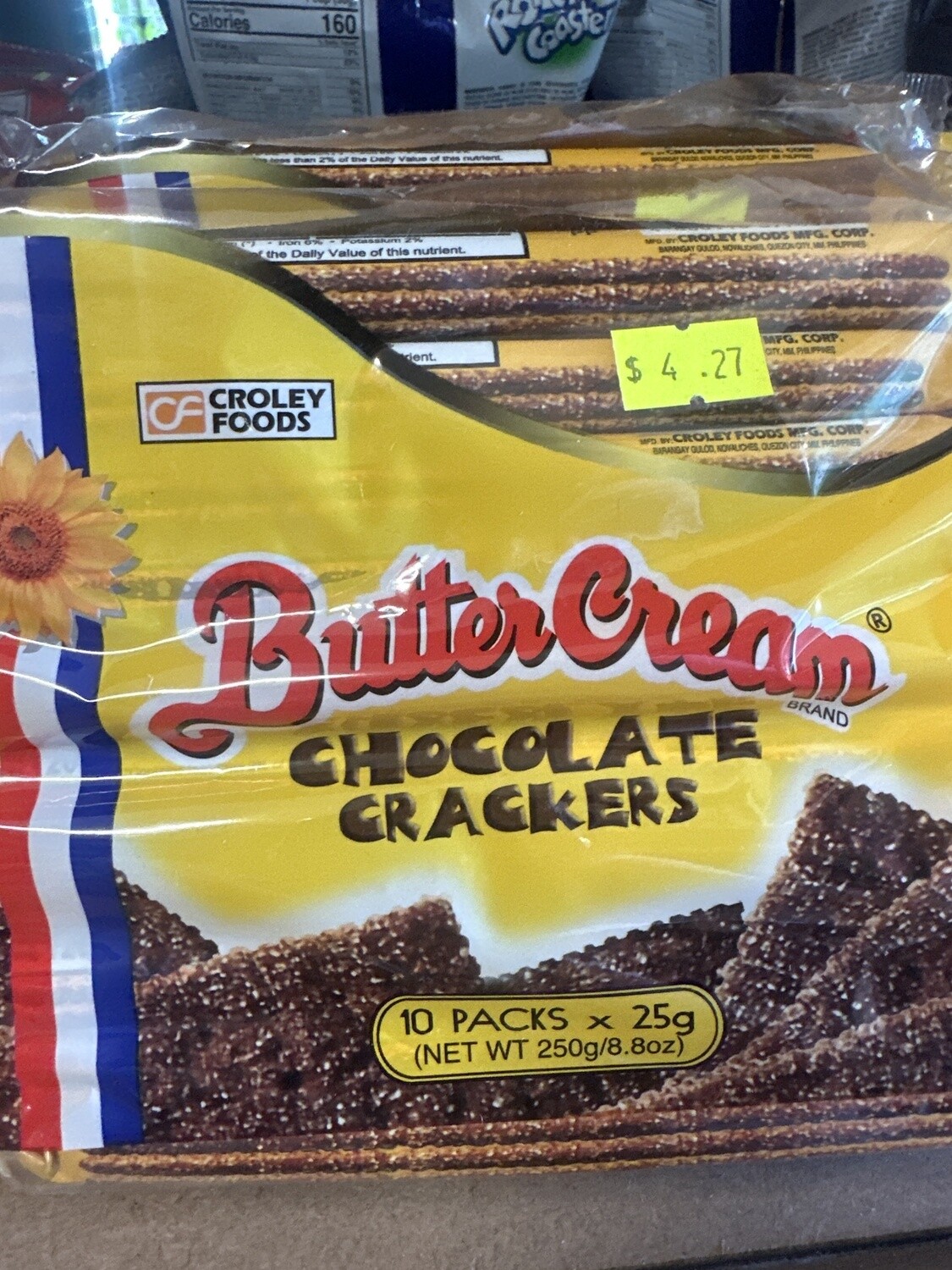 *CF BUTTERCREAM CHOC CRACKERS  250G