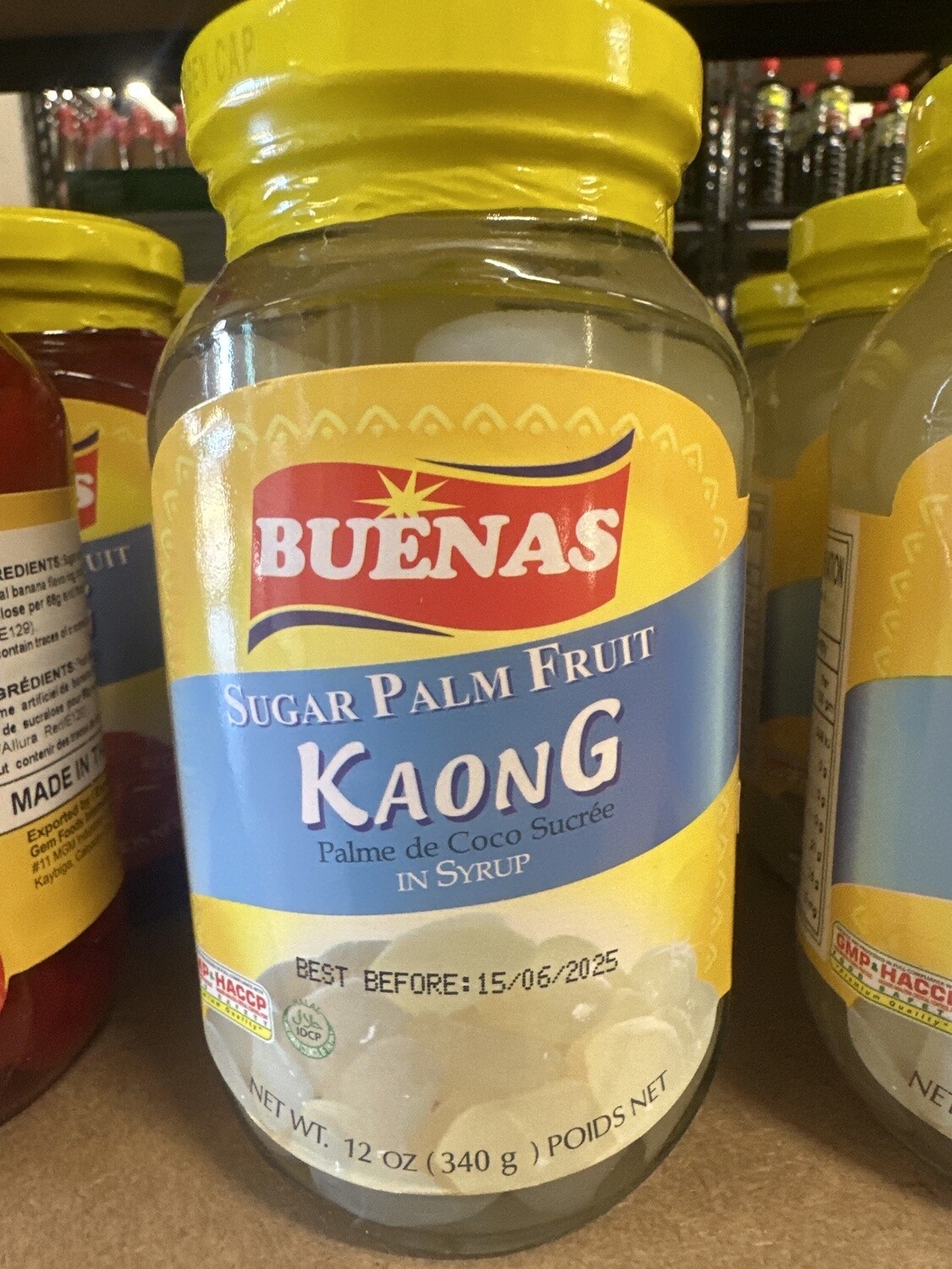 BUENAS PALM FRUIT (KAONG) WHITE 340G