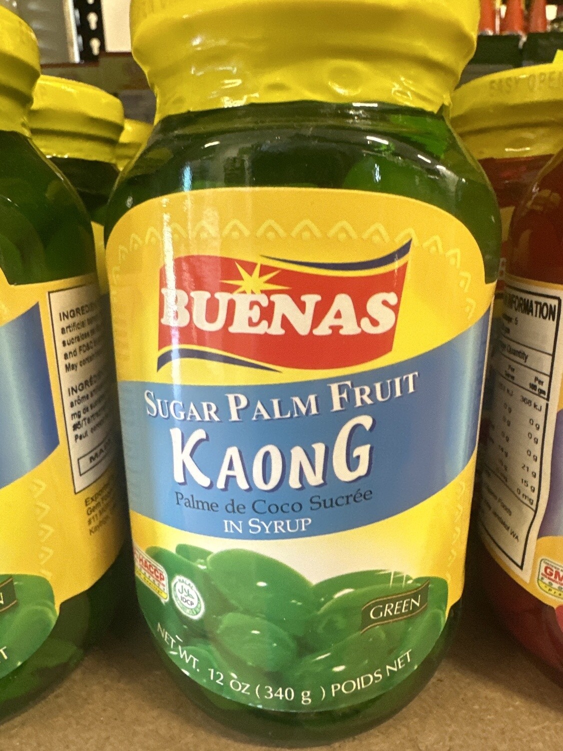 BUENAS PALM FRUIT (KAONG) GREEN 340G