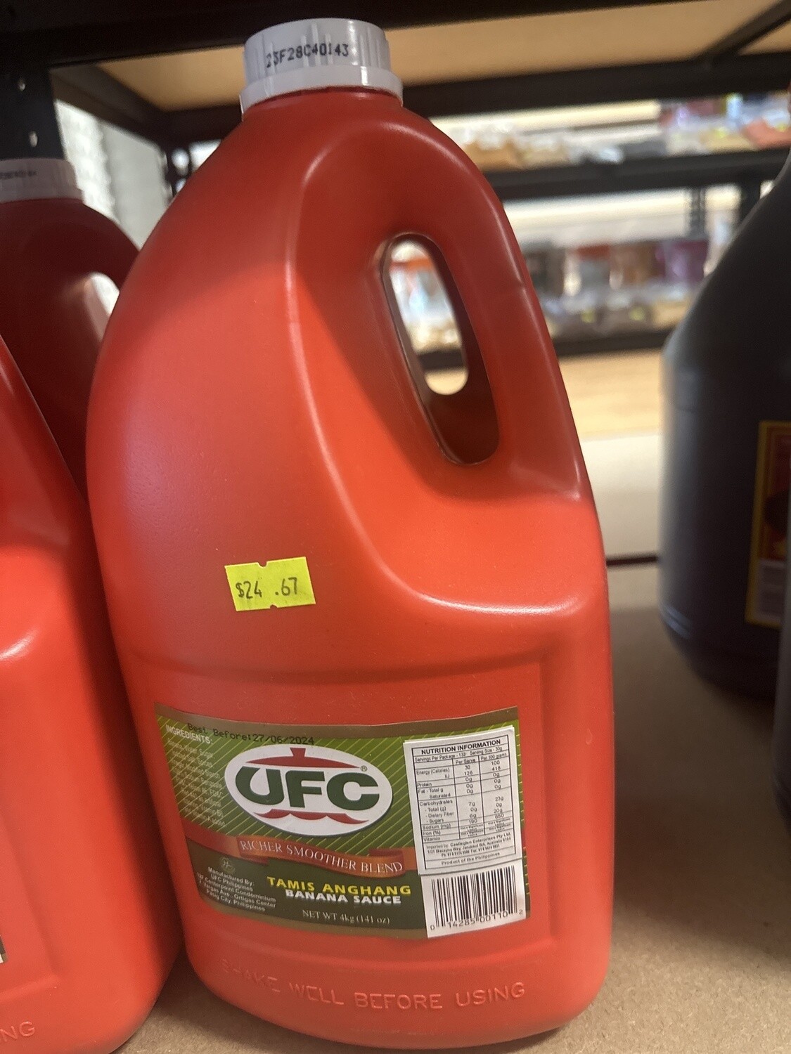 UFC BANANA SAUCE REG 4KG