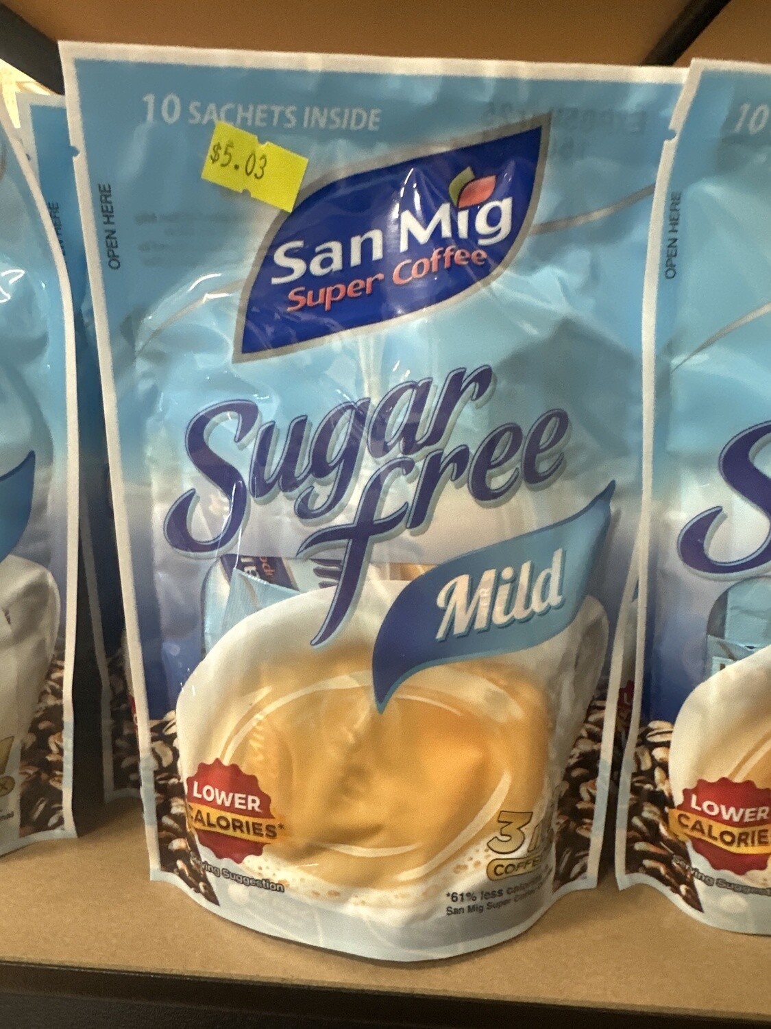 SAN MIG SUGARFREE MILD 3 IN 1 COFFEE 7G
