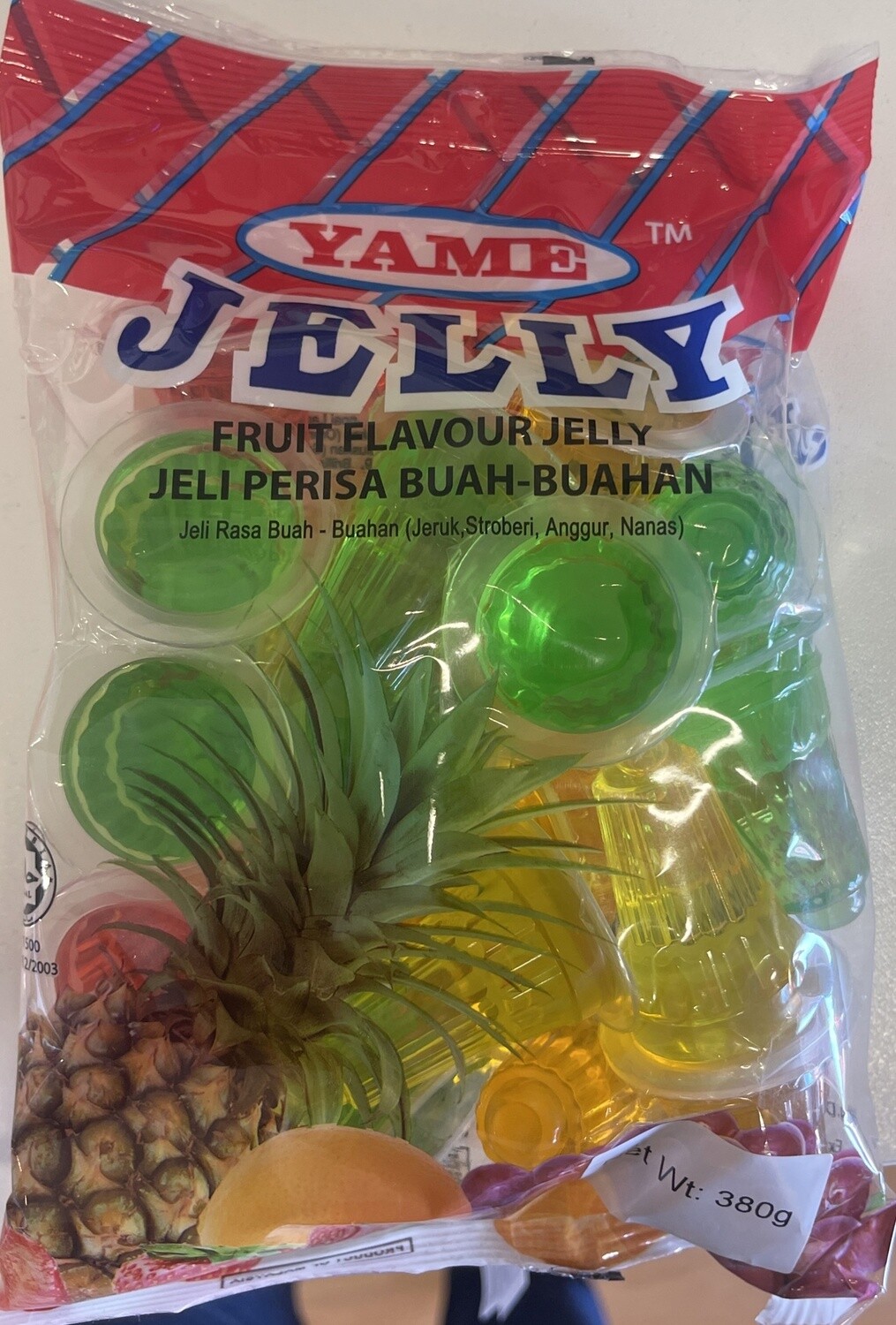 YAME JELLY FRUIT CUPS 380G