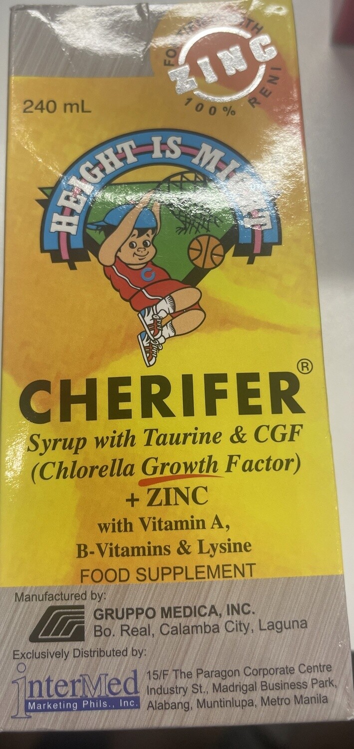 CHERIFER SYRUP + ZINC 240ML
