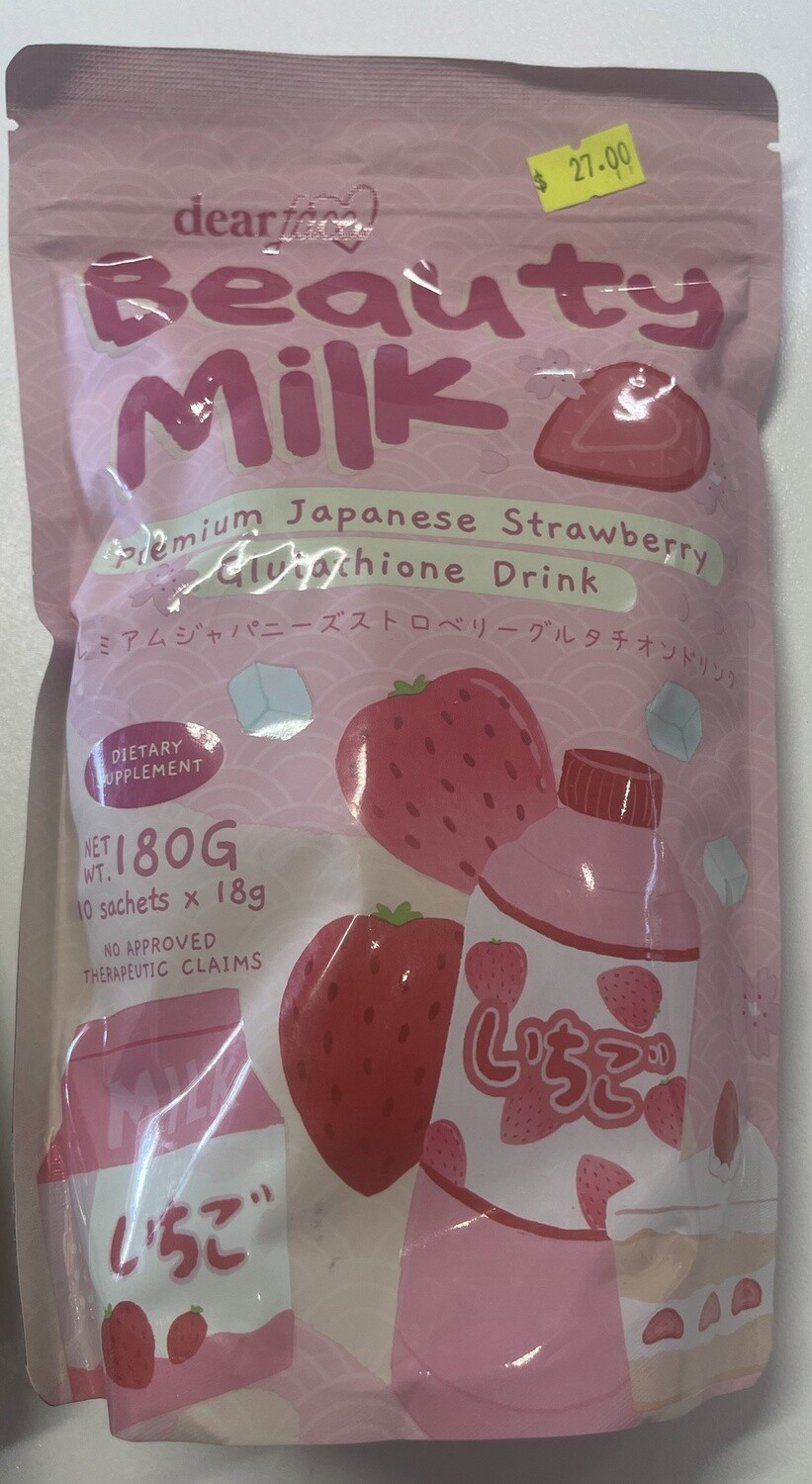 DF BEAUTY MILK STRAW 180G