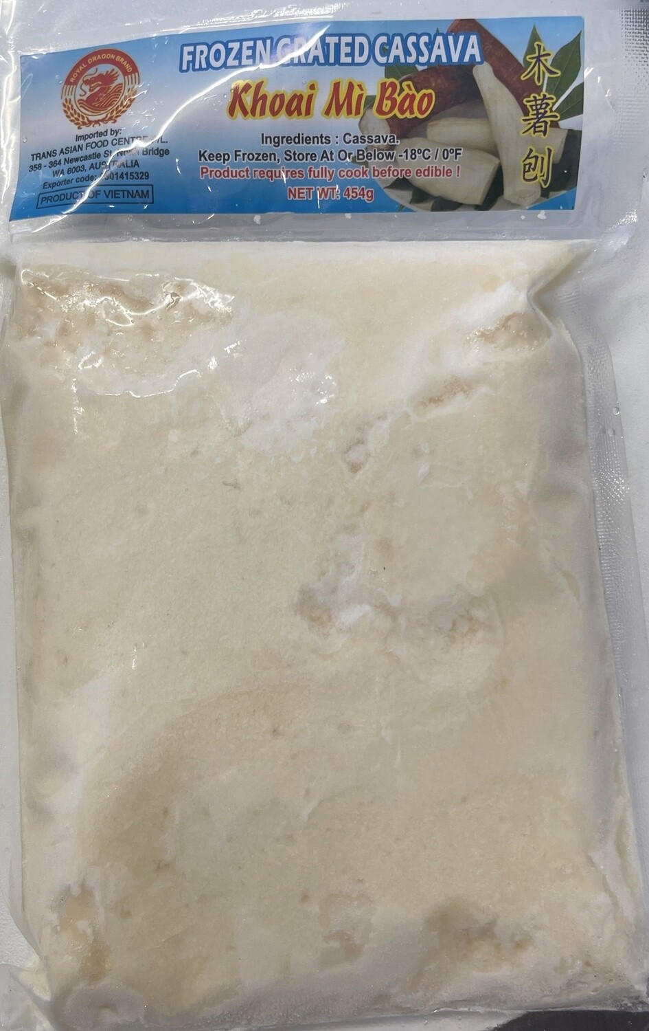 ROYAL/D CASSAVA GRATED 456G