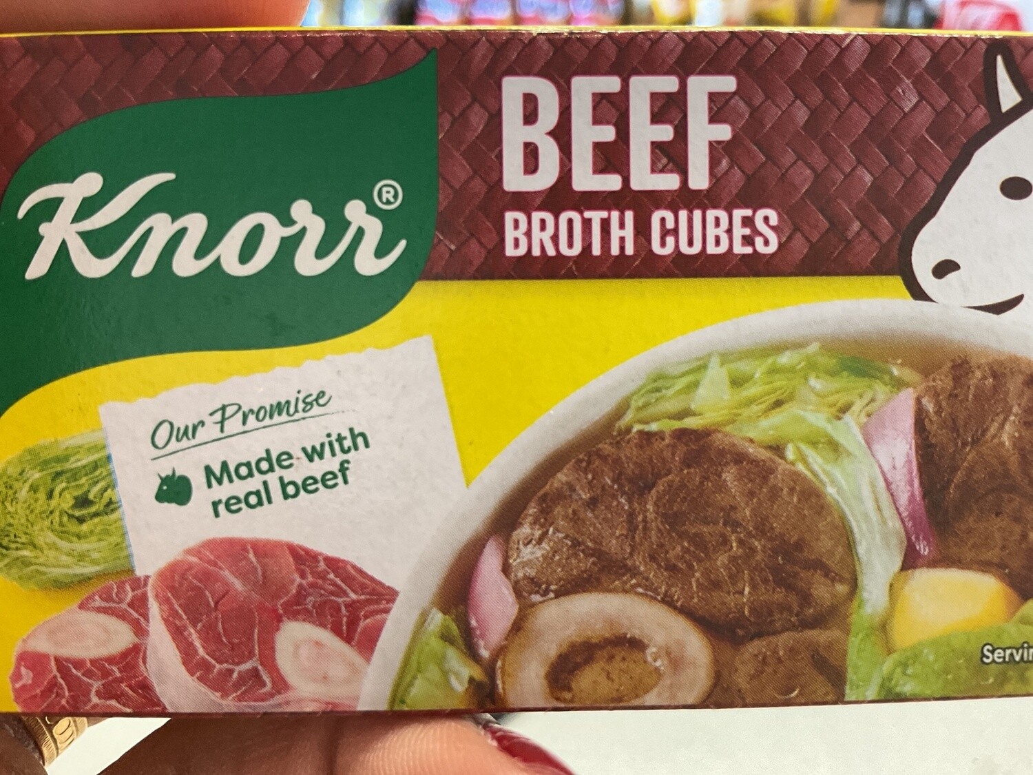 KNORR CUBES BEEF 60G
