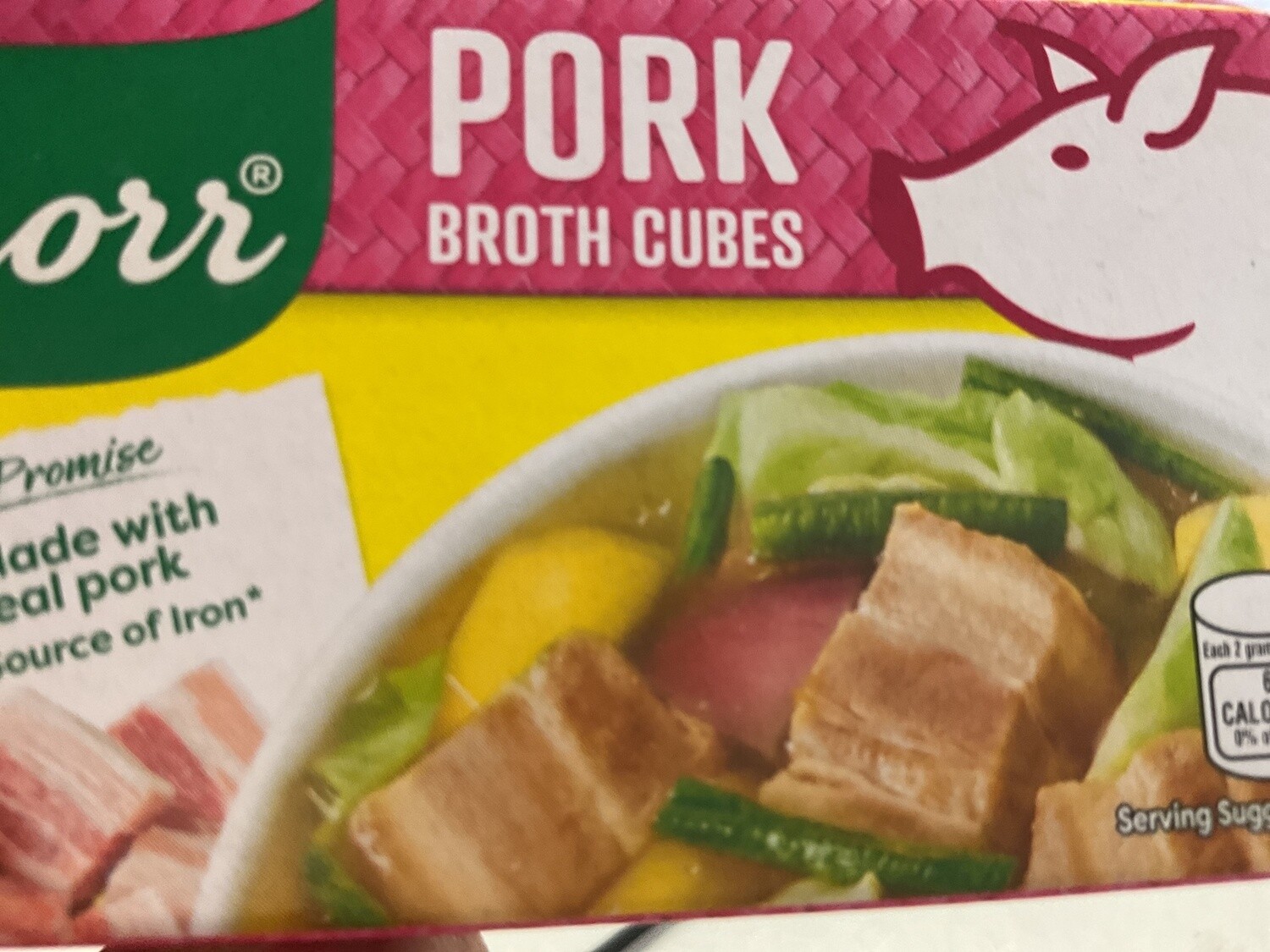 KNORR CUBES PORK 60G