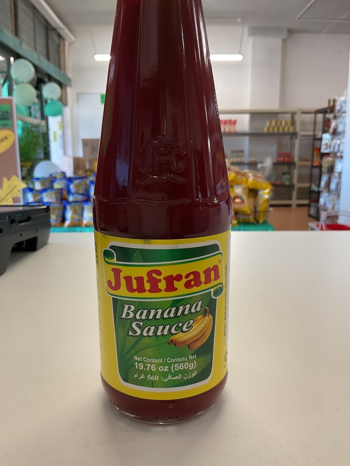 JUFRAN BANANA SAUCE REG 550G
