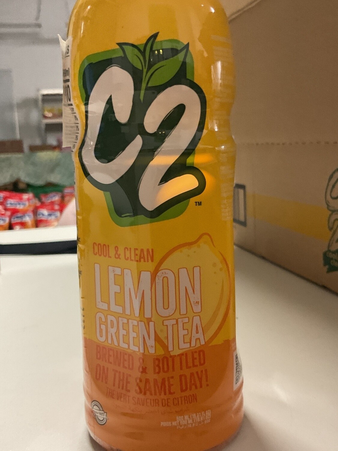 *C2 LEMON GREEN TEA 455ML