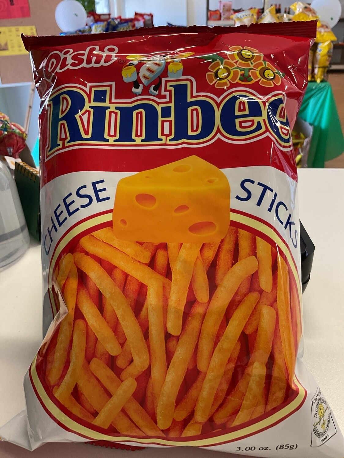 OISHI RINBEE CHEESE STICKS 85G
