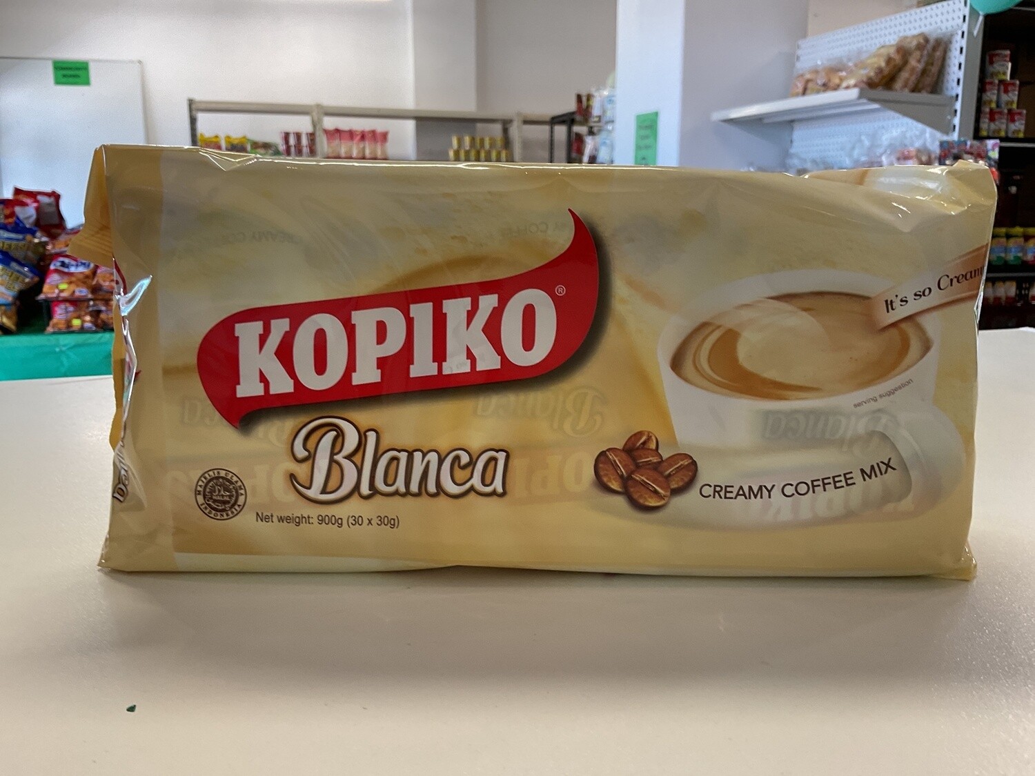 KOPIKO BLANCA CREAMY COFFEE 30&#39;s X 900G
